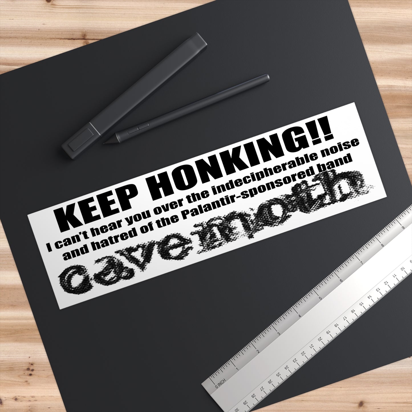 KEEP HONKING!! Bumper Sticker