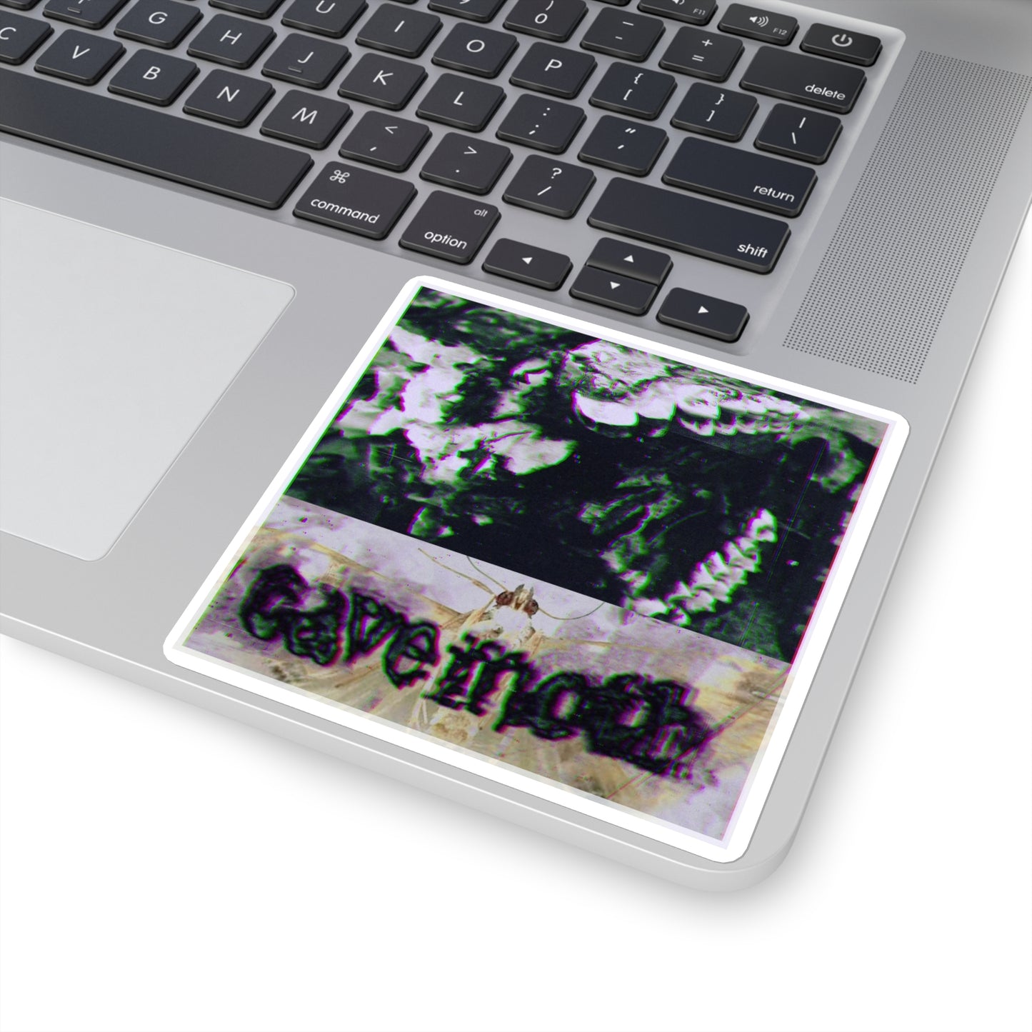Decrepit Skull Sticker